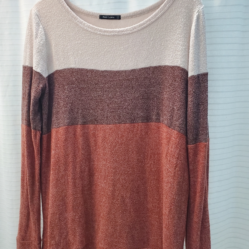 Pink Clover: med ombre sweater